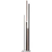 Brilliant Stehlampe Cembalo, Dimmfunktion, LED fest integriert, Warmweiß, 5flg mit Fußdimmer, 155 cm Höhe, Ø 28 cm, 2200 lm, 3000 K