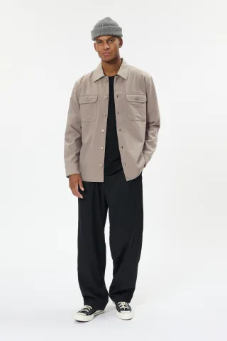 Overshirts MAdamo Overshirts Gerade Passform grey