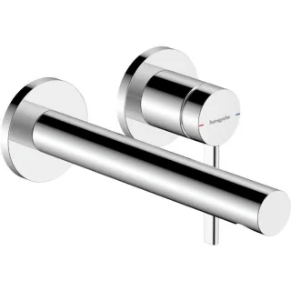 hansgrohe Zesis S Waschtischarmatur 74750000 EcoSmart+, Unterputz, für Wandmontage mit Auslauf 19,4 cm, chrom