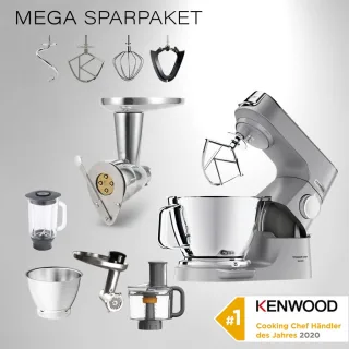Kenwood Küchenmaschine Titanium Chef Baker Silber KVC85.594SI -...