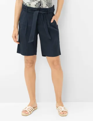 Brax Damen Bermuda Style MAINE B NAVY, dunkelblau, Gr. 46
