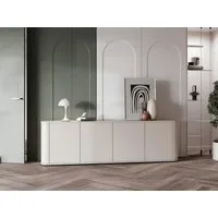 MOEBLINE Kommode Kommode Sideboard 4D AZILLO kaschmir