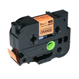 [NB]* Schriftband kompatibel für Brother TZE-B51 24mm bk/Orange