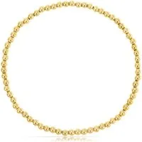 Made by Nami Perlenarmband Damen Gold Wasserfester Schmuck Geschenke für Frauen