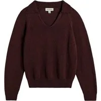 Bhoem Strickpullover BHOEM langärmeliges Strick-Polohemd (1-tlg)