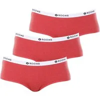 ROOXS Hipster Unterwäsche Damen Slip Unterhosen (3-St) Baumwolle Hipster