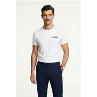 Tommy Hilfiger T-Shirt BRAND LOVE LEFT CHEST RWB TEE regular fit, Rundhals