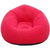 SIKAINI Luftsofa Aufblasbares beflocktes Loungesofa, (Schnell & einfach aufblasbar Robust & wasserdicht), Bequemes & ergonomisches Design Weiche beflockte Oberfläche