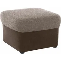 DOMO collection Polsterhocker SARAFINA 61x61 cm, hochwertig und komfortabel