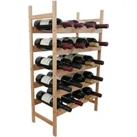 relaxdays Weinregal aus Bambus, 5