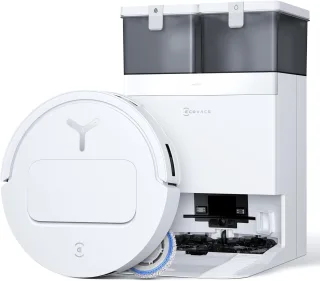 Ecovacs Deebot T50 Pro Omni [Saug- & Wischroboter 180 Minuten 260ml + 55ml 15.000Pa inkl. Absaug-/Reinigungsstation] weiß