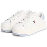 Tommy Jeans PLATFORM LOGO SNEAKER Plateausneaker Schnürschuh, Halbschuh, Freizeitschuh mit seitlicher Logoflag