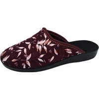 PADERO Damen Pantolette Hausschuh für breite Füße