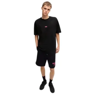 Hugo - "MCMXCIII" T-Shirt für Herren (Schwarz/Pink)