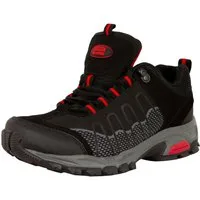 GUGGEN Mountain Damen Trekkingschuhe Wanderschuhe Walkingschuhe Outdoorschuhe T002v2 Wanderschuh Wasserabweisend, Verstärkte Schuhspitze, Softshell und Leder Mix