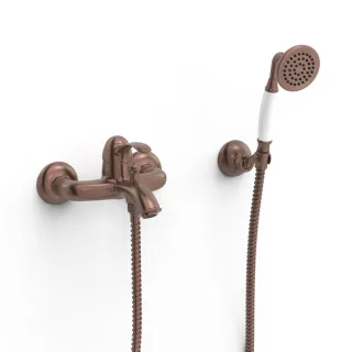 Tres Einhebel Wannenmischer Anti Kalk Messing Handbrause: Ø 78 mm , 24217001VO 24217001VO