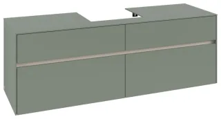 Villeroy & Boch Waschtischunterschrank Collaro C07700 1600x548x500mm 4 Ausz. Waschtisch mittig Soft C07700AF