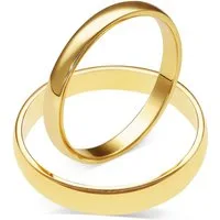 mosa & co. Trauring mit Gravur Classic Gold 585 mit 3mm + 4mm Breite im Paarpreis (Eheringe, 2-tlg., 2 Trauringe)