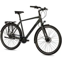 Airtracks Cityrad Herren XXL City Fahrrad 28 Zoll CI.2880, 7 Gang Shimano NEXUS Schaltwerk, Nabenschaltung, (SHIMANO NEXUS), Schwarz Matt - Rahmenhöhen 56 cm & 60 cm » Modeljahr 2026