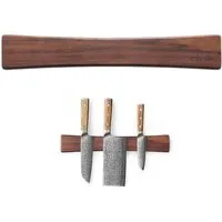 Oleio Messerleiste magnetische Messerleiste I massives Akazienholz I Messerhalter 40 cm, platzsparende Aufbewahrung