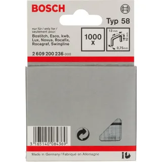 Bosch Feindrahtklammer Typ 63, 13mm breit - 2609200236