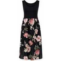 ITALY VIBES Sommerkleid - Kleid mit modischem Print - Maxikleid für Damen - ITALY VIBES ONE SIZE - passend für Größen XS - M