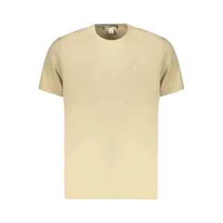 Calvin Klein Beiges Baumwoll-Herren-T-Shirt