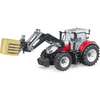 Bruder® Spielzeug-Auto Erntemaschine Zubehör: Ballengreifzange mit 1 Rundballen 02332