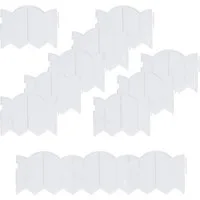 HTI-Living Beetbegrenzung Beeteinfassung 250 cm, LxH: 21x17 cm, Set, 12 Module inkl. Solarbeleuchtung, Zierzaun Beetumrandung Beetbegrenzung