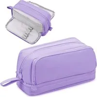 Agger Federmäppchen Federtaschen Mäppchen mit 3 Fächer Schulmäppchen, Große Kapazität Stiftetasche für Schule & Büro