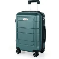 TAN.TOMI Handgepäckkoffer Trolley Hartschalenkoffer Hard Shell Hartschalenkoffer Trolley Koffer, 4 Rollen, Reisekoffer Reisekofferset Gepäck mit Zahlenschloss