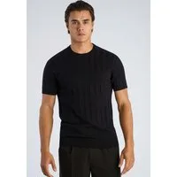 LINDBERGH Kurzarmpullover mit Struktur-Muster