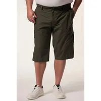 Men Plus Bermudas Cargo-Capri UV- Mückenschutz Elastikbund