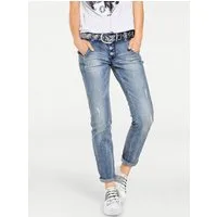 heine Bequeme Jeans Boyfriend Jeans leicht vertieft