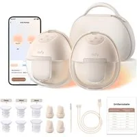 eufy Security Elektrische Milchpumpe Tragbare Milchpumpe mit Wärmefunktion