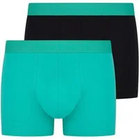 Bruno Banani Boxer Flowing (2er Pack) mit kontrastreichem Logobund