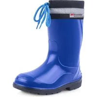 Ladeheid lange Regenschuhe für Mädchen und Jungen LA-972 Gummistiefel Kinder mit Stulpe zum Schnüren