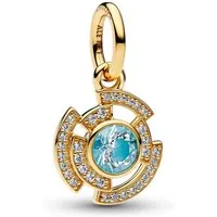 Pandora Runder Anhänger 764216C01, Marvel Iron Man Arc-Reaktor Goldfarben