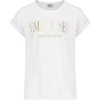 SUBLEVEL Kurzarmshirt Damen Leichtes Sommer Shirt T-Shirt V-Neck Basic-Shirt V-Ausschnitt
