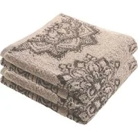 Erwin Müller Duschtuch Duschtuch "Mandala" 2er-Pack, Frottier/Jacquard, Walk-Frottier Motiv
