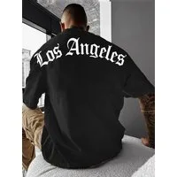 RMK T-Shirt Herren Shirt Rundhals Sommer Basic "Los Angeles" aus Baumwolle