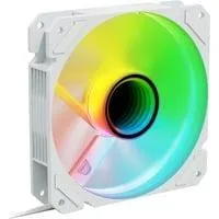 SHARK Mirror RGB PWM REVERSE, Gehäuselüfter weiß, 120 mm