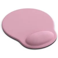 CSL Mauspad Office Gel Mousepad mit ergonomischer Handgelenkauflage, (1-St), Office Gel Mousepad mit ergonomischer Handgelenkauflage,rosa