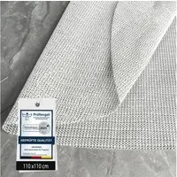 LuxusKollektion Antirutsch Teppichunterlage Antirutschmatte Teppich Antirutschunterlage 110 cm (Rund) Weiß