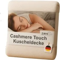 Wohndecke Kuscheldecke, ZIRVEHOME, CashmereTouch Wohndecke Fleece decke Kuschelig weich & Flauschig
