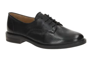 Paul Green Damenschuhe 1073-000 Schwarz - Black Elegant mit Blockabsatz