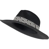 styleBREAKER Sonnenhut Panama Strohhut Hutband Azteken Muster (1-St)