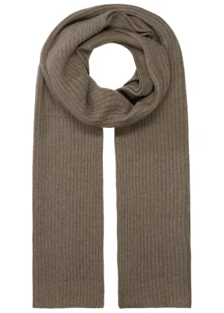 COMMANDER Finest Clothing - Schal, Ribstruktur nougat mel.