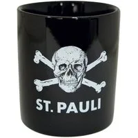 FC St. Pauli Becher FC St. Pauli - Kaffeebecher Totenkopf - schwarz, Keramik