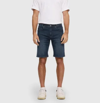 MAC - MAC JEANS - Arne Bermuda, Light Cross Denim blau - Gr. - 35